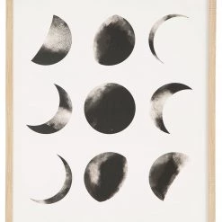 Ashley Furniture Accessories Shaydunn - Black/white - Wall Art - Moon