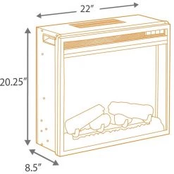 Signature Design By Ashley® Fireplaces Mayflyn - 62" TV Stand With Fireplace Insert Glass/Stone 13 Signature Design By Ashley® Fireplaces Mayflyn - 62