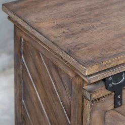 TV Stands Uttermost Primalia Barn Door Media Console