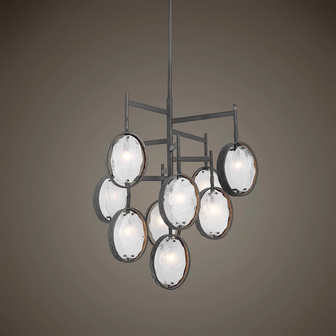 Accessories Uttermost Maxin Dark Bronze 9 Light Chandelier 7 Accessories Uttermost Maxin Dark Bronze 9 Light Chandelier