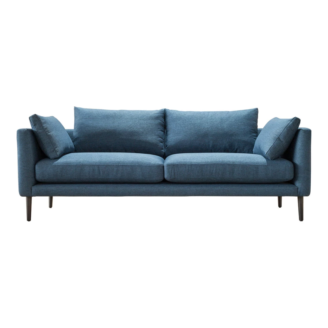 Moe's Home Collection Sofas Raval Sofa Dark Blue 3 Moe's Home Collection Sofas Raval Sofa Dark Blue