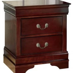 Ashley Furniture Nightstands Alisdair - Dark Brown - Two Drawer Night Stand