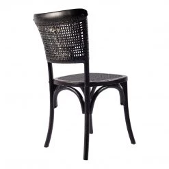 Moe's Home Collection Churchill Dining Chair Antique Black-m2