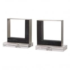 Table Decor Uttermost Tilman Modern Marble Bookends, S/2