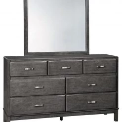 Ashley Furniture Caitbrook - Gray - Dresser, Mirror Dressers