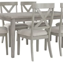 Ashley Furniture Parellen - Gray - Rectangular Dining Room Table Tables