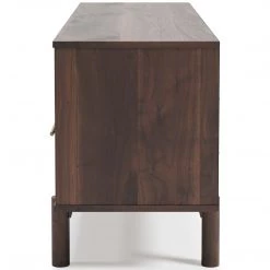 Ashley Furniture Calverson - Mocha - Medium Tv Stand - Medium