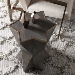 Tables Uttermost Capella Gray Accent Table
