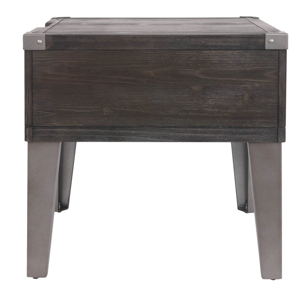 Ashley Furniture Tables Todoe - Gray Dark - Rectangular End Table 4 Ashley Furniture Tables Todoe - Gray Dark - Rectangular End Table