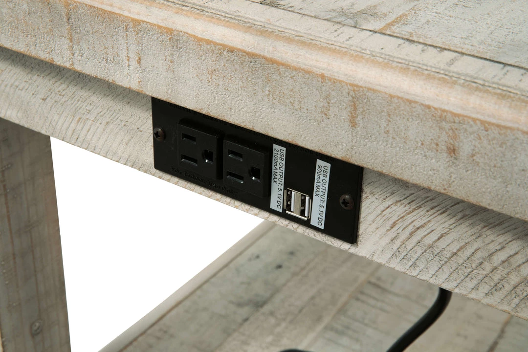 Ashley Furniture Carynhurst - White Wash Gray - Rectangular End Table Tables 10 Ashley Furniture Carynhurst - White Wash Gray - Rectangular End Table Tables