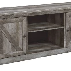 Ashley Furniture Wynnlow - Crossbuck - LG TV Stand W/Fireplace Option