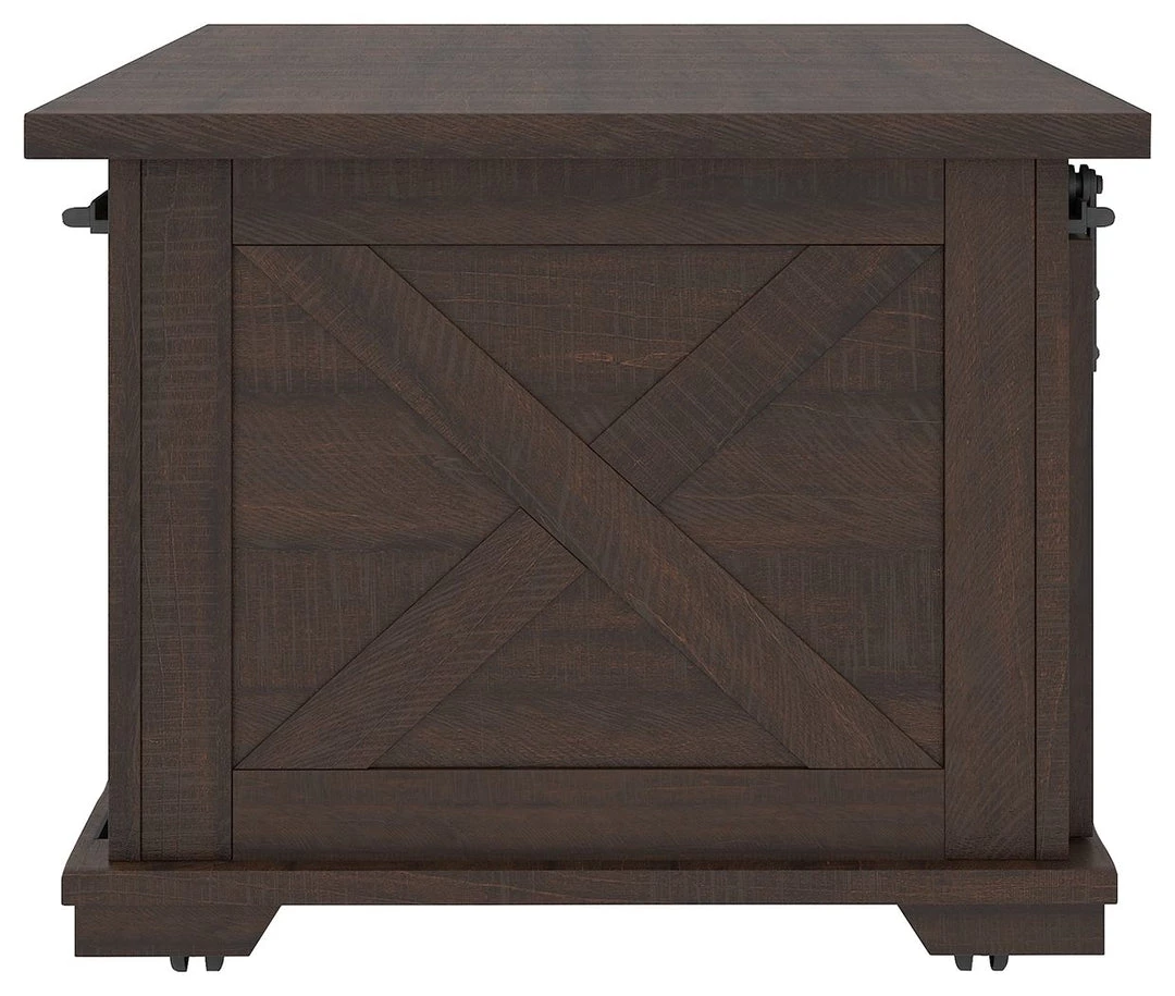 Ashley Furniture Camiburg - Warm Brown - Rectangular Cocktail Table 8 Ashley Furniture Camiburg - Warm Brown - Rectangular Cocktail Table