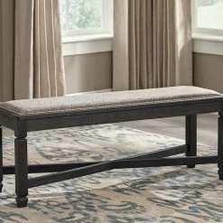 Ashley Furniture Tyler - Black/grayish Brown - Upholstered Bench Benches