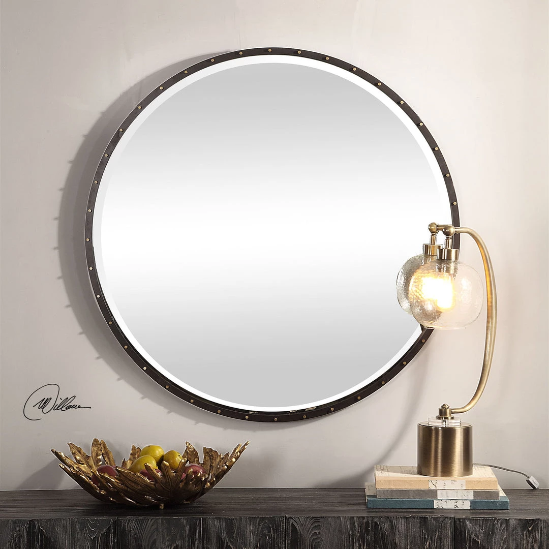 Uttermost Benedo Round Mirror 9 Uttermost Benedo Round Mirror