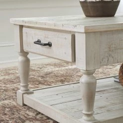 Ashley Furniture Tables Shawnalore - Whitewash - Rectangular Cocktail Table 16 Ashley Furniture Tables Shawnalore - Whitewash - Rectangular Cocktail Table