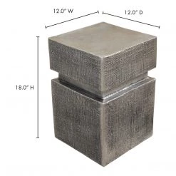 Moe's Home Collection Tables Holt Accent Table Antique Nickel 9 Moe's Home Collection Tables Holt Accent Table Antique Nickel