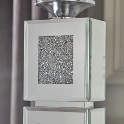 Ashley Furniture Charline - Metallic - Candle Holder Set (2/cn) - Segmented 8 Ashley Furniture Charline - Metallic - Candle Holder Set (2/cn) - Segmented