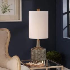 Accessories Uttermost Darrin Gray Table Lamp