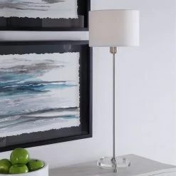 Uttermost Wick Nickel Buffet Lamp Accessories