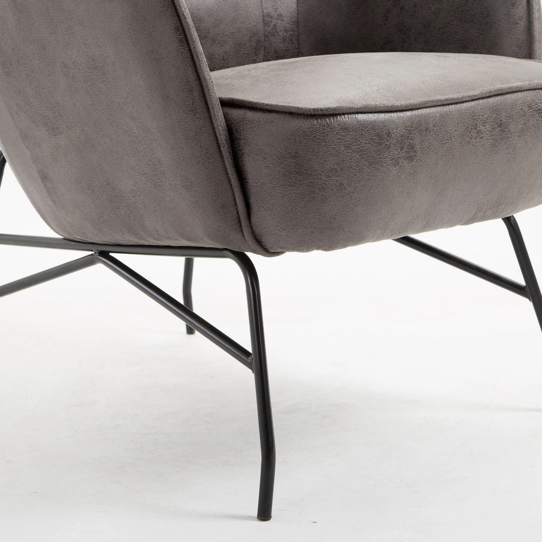 Emerald Home Chairs Franky Accent Chair, Charcoal 7 Emerald Home Chairs Franky Accent Chair, Charcoal