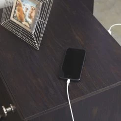 Ashley Furniture Nightstands Reylow - Dark Brown - Two Drawer Night Stand