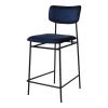 Moe's Home Collection Stools Sailor Counter Stool Blue 1 Moe's Home Collection Stools Sailor Counter Stool Blue