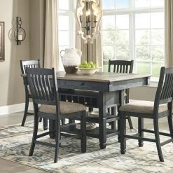 Ashley Furniture Tyler Creek - Black/Grayish Ultimate Best In Class Upholstered Barstool (2/CN) 15 Ashley Furniture Tyler Creek - Black/Grayish Ultimate Best In Class Upholstered Barstool (2/CN)