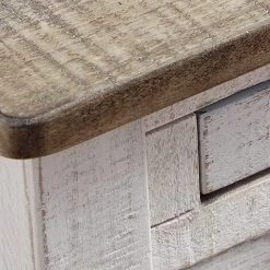 Ashley Furniture Adalane - White/gray - Accent Table Tables