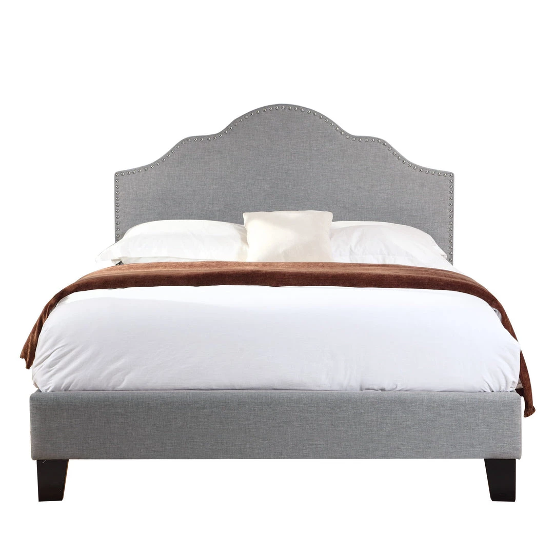 Emerald Home Upholstered King Bed Gray Beds 5 Emerald Home Upholstered King Bed Gray Beds