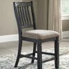 Ashley Furniture Tyler Creek - Black/Grayish Ultimate Best In Class Upholstered Barstool (2/CN)