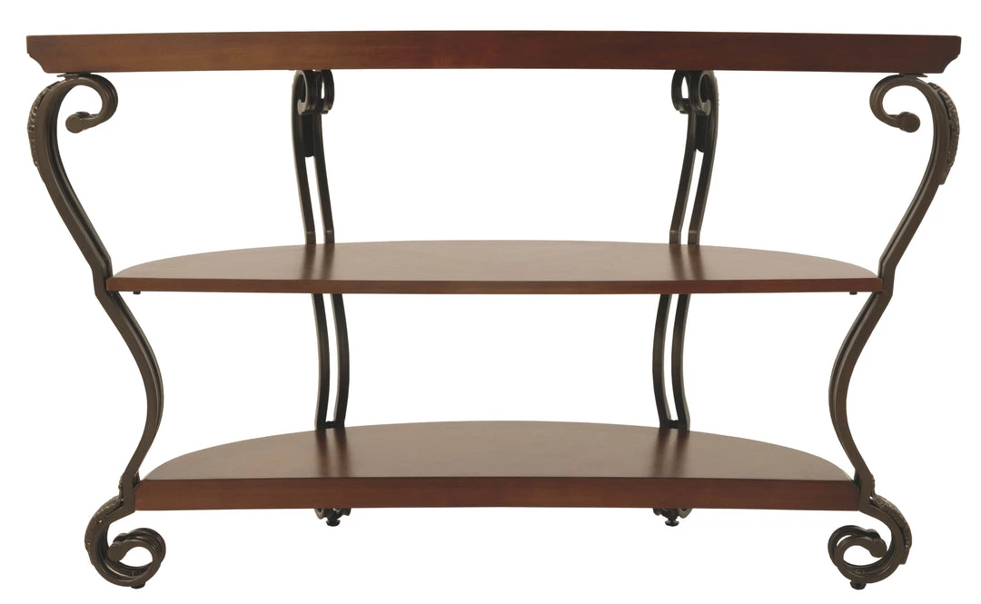 Ashley Furniture Nestor - Medium Brown - Sofa Table Tables 6 Ashley Furniture Nestor - Medium Brown - Sofa Table Tables