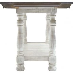 Ashley Furniture Havalance - Gray/white - Flip Top Sofa Table