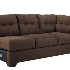 Benchcraft® Maier - Walnut - Left Arm Facing Chaise 2 Pc Sectional Sectionals