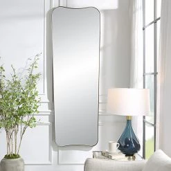 Accessories Uttermost Belvoir Large Antique Brass Mirror