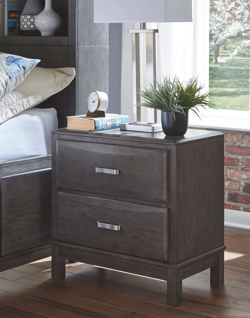 Ashley Furniture Caitbrook - Gray - Two Drawer Night Stand Nightstands 5 Ashley Furniture Caitbrook - Gray - Two Drawer Night Stand Nightstands