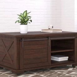 Ashley Furniture Camiburg - Warm Brown - Rectangular Cocktail Table