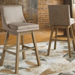 Ashley Furniture Tallenger - Best In Class - UPH Swivel Barstool (2/CN) Stools