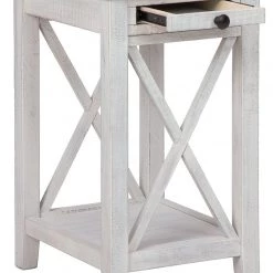Ashley Furniture Adalane - White/gray - Accent Table Tables