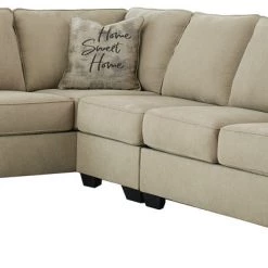 Signature Design By Ashley® Sectionals Lucina - Beige - Left Arm Facing Sofa 3 Pc Sectional