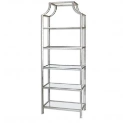 Uttermost Aurelie Silver Etagere Bookcases
