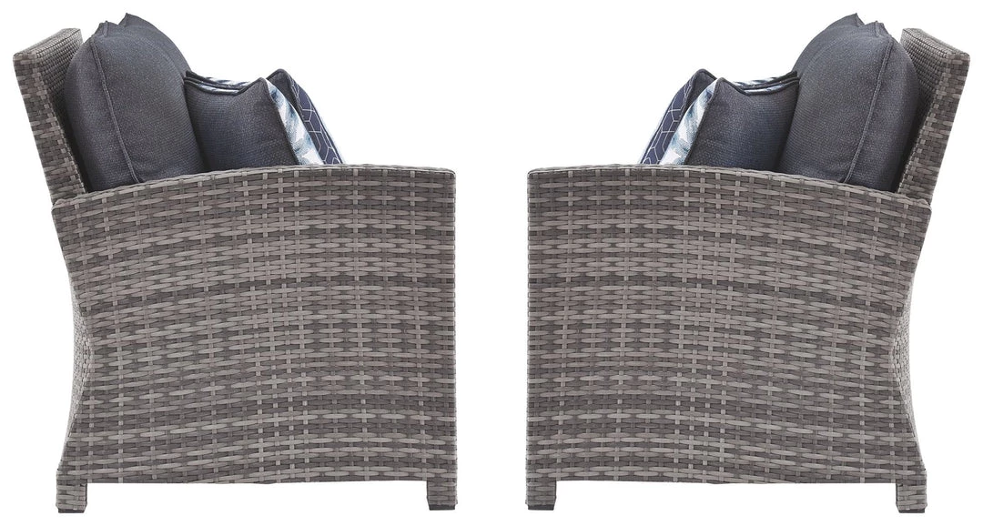 Ashley Furniture Loveseats Salem - Gray - Raf/laf Loveseat W/cush (2/cn) 4 Ashley Furniture Loveseats Salem - Gray - Raf/laf Loveseat W/cush (2/cn)