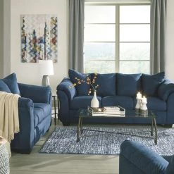 Ashley Furniture Darcy - Loveseat Contemporary - Stationary Loveseats 100 Ashley Furniture Darcy - Loveseat Contemporary - Stationary Loveseats