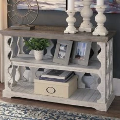 Ashley Furniture Havalance - Gray/white - Console Sofa Table