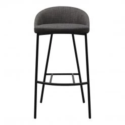 Moe's Home Collection Soco Barstool Charcoal Stools