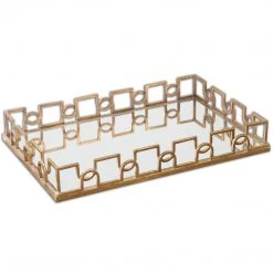 Uttermost Nicoline Mirrored Tray Table Decor