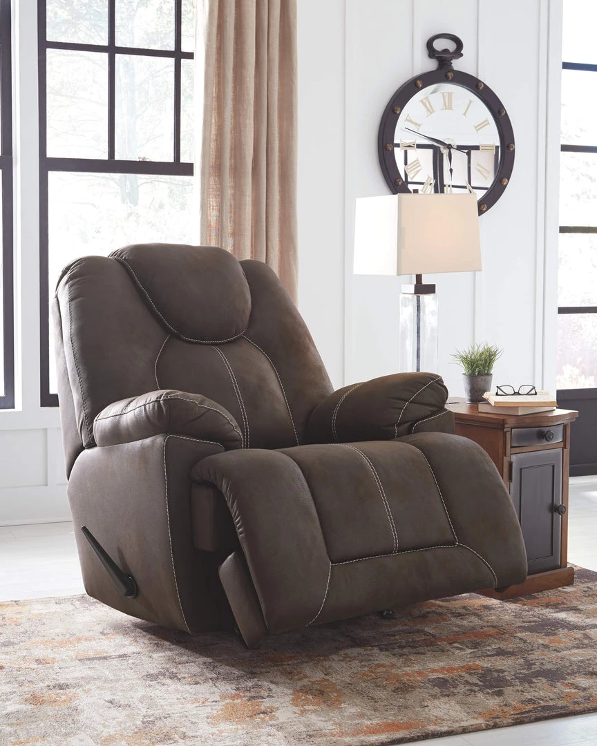 Ashley Furniture Warrior - Coffee - Rocker Recliner 8 Ashley Furniture Warrior - Coffee - Rocker Recliner