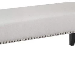 Ashley Furniture Beauland - Ivory - Accent Bench - Nailhead Trim Benches