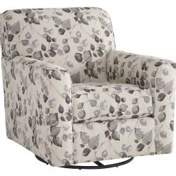 Ashley Furniture Abney - Platinum - Swivel Accent Chair Chairs