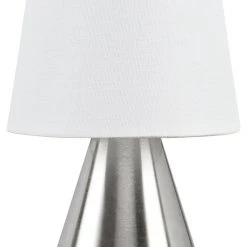 Ashley Furniture Lanry - Silver Finish - Metal Table Lamp (1/cn) Accessories