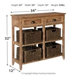 Ashley Furniture Tables Oslember - Best In Class - Console Sofa Table 14 Ashley Furniture Tables Oslember - Best In Class - Console Sofa Table
